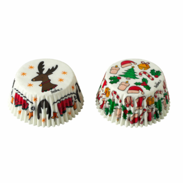 Decora muffinkapszli 36db - Karácsonyi rénszarvas