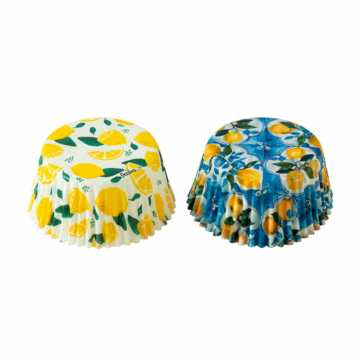 Decora muffinkapszli 36db - Citrom mintás