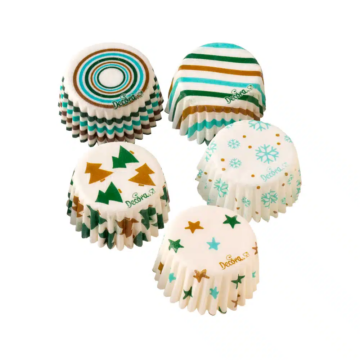 Decora karácsonyi bonbon kapszli hópelyhes 100db