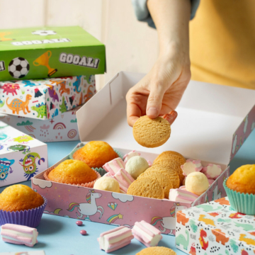 Decora papírdoboz 1 db választható mintával - GYERMEK PARTY