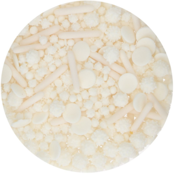 Funcakes szórócukor 65g- Fehér mix