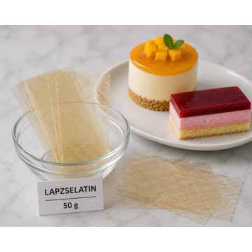 Kimérős lapzselatin 50g - Csak személyesen átvehető