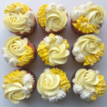 Funcakes muffinpapír 48db - Sárga