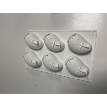 Szilikon forma mousse - Mangó 6db-os