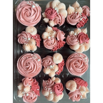 Funcakes muffinpapír 48db - Rózsaszín