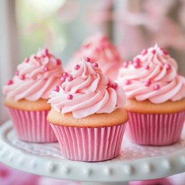 Funcakes muffinpapír 48db - Rózsaszín