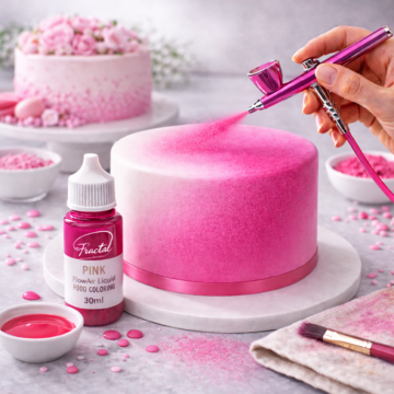 Fractal airbrush ételfesték 30ml - Pink