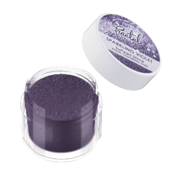 Fractal selyemfényű ételszínező por - Szikrázó Viola - Sparkling Violet