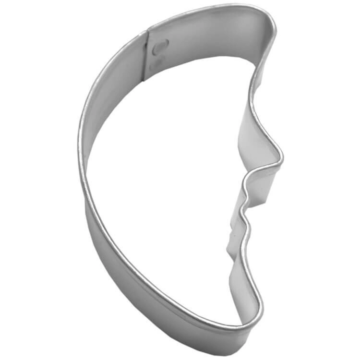 Fém kiszúró - Hold 6cm