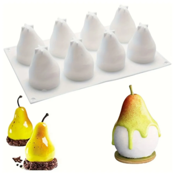 Szilikon forma mousse - Körte 8db-os