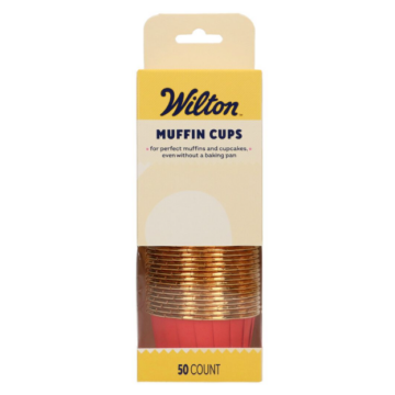 Wilton muffinkapszli 50 db - Piros