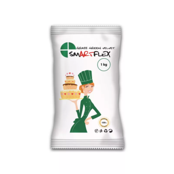 Smartflex Velvet dekorációs massza 1kg - Fűzöld