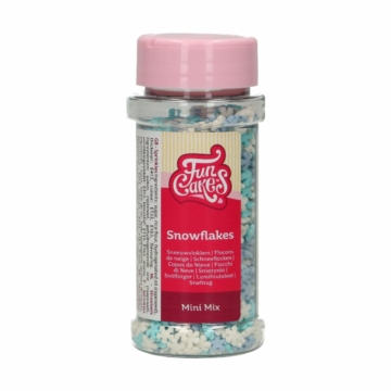Funcakes szórócukor 50g - Mini hópelyhek