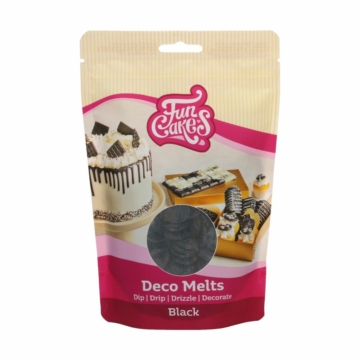 Funcakes Deco Melts 250g - Fekete