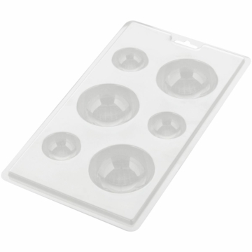 Wilton 3D csoki golyó forrócsóki csokibomba készítő forma