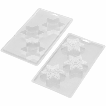 Wilton 3D forrócsoki bomba készítő forma - Hópelyhek