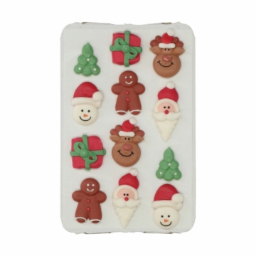 Wilton royal icing cukordísz 12db - Karácsonyi minták