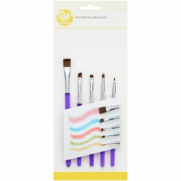 Wilton dekorációs ecset készlet 5db