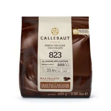 Callebaut belga csokoládé pasztilla 400g - Tejcsokoládé 33,6%