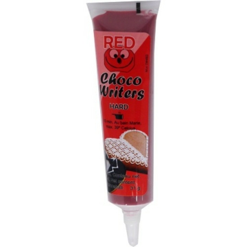 ChocoWriters fehércsokoládé ízû cukoríró toll - Piros 32g