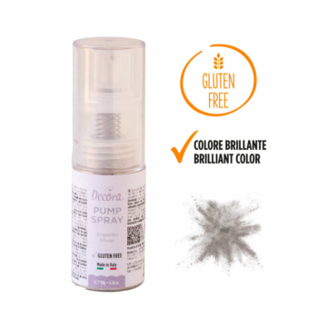 Pavoni ehető csillám spray 10g - Ezüst
