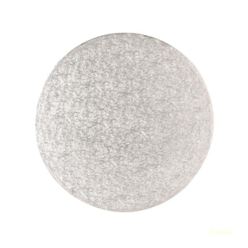 Tortaalátét vékony ezüst 20cm 3mm