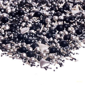 Happy Sprinkles szórócukor 90g - Black Pearl