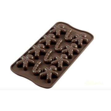 Szilikon bonbon forma - Mézeskalács emberke