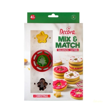 Decora Mix-Match karácsonyi linzer Kiszúró