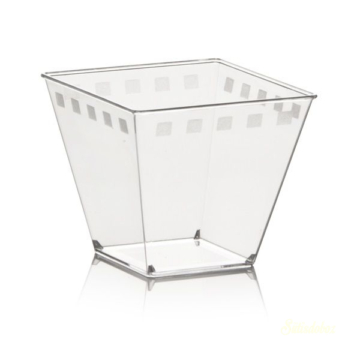 Műanyag mini desszert pohár 120ml - 50db
