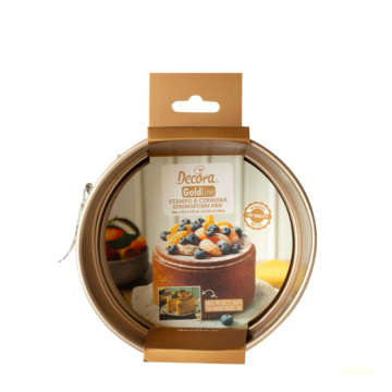 Decora Goldline prémium tapadásmentes kapcsos sütőforma - 16,5 cm