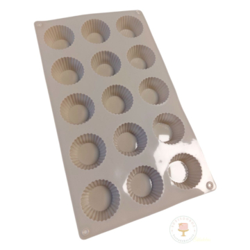 Szilikon csokoládé forma - 15db-os cups csészék