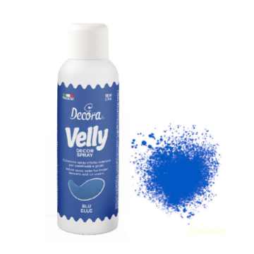 Decora velvet bársony spray - Királykék 100ml