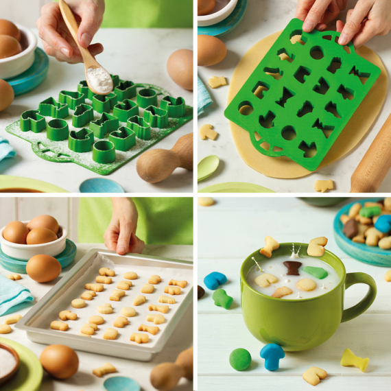 X Decora Cupcookies focis mini kiszúró lap