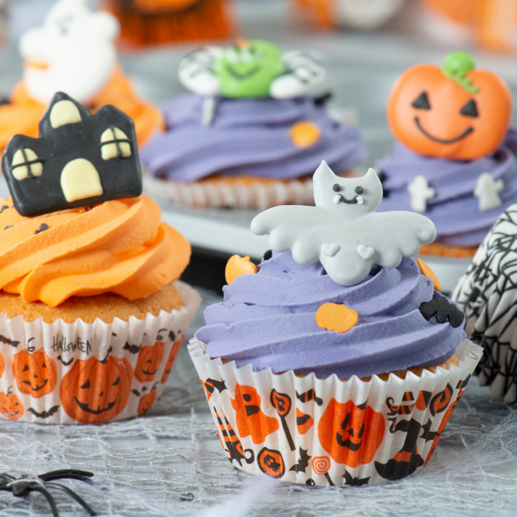 Decora muffinkapszli 36db - Halloweeni tökök
