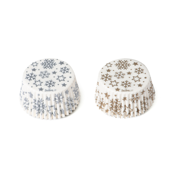 Decora muffinkapszli 36db - Hópehely