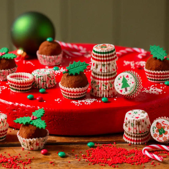 Decora karácsonyi bonbon kapszli fenyőfás 100db