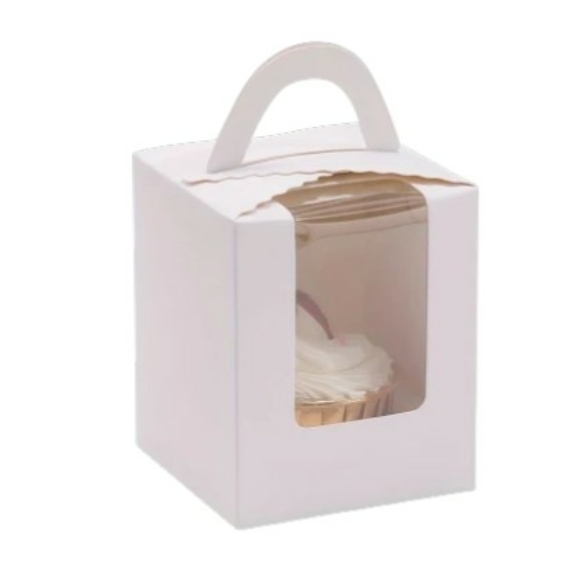 Cupcake doboz CSOMAG 1db-os 10db ÚJ FÜLES