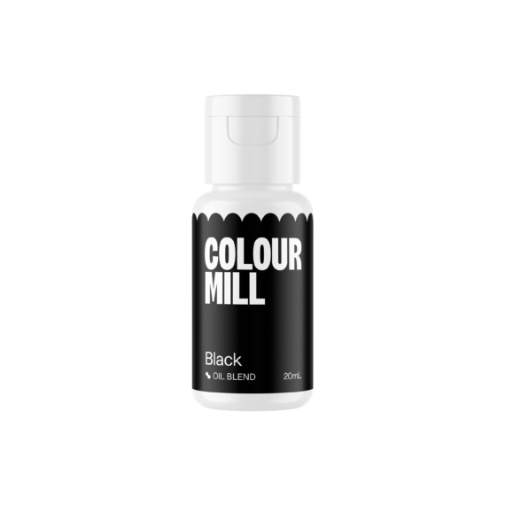 Colour Mill olaj bázisú ételfesték 20ml - Fekete