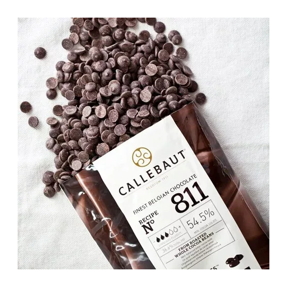 Callebaut étcsokoládé pasztilla 54,5% 1kg