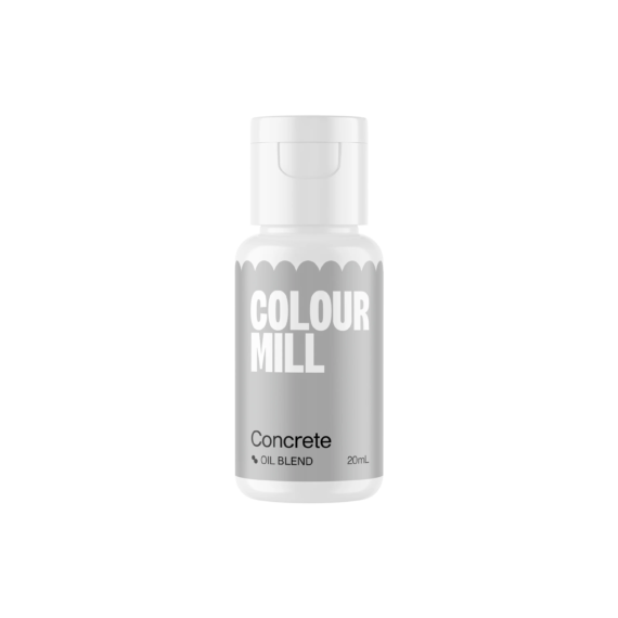 Colour Mill olaj bázisú ételfesték 20ml - Betonszürke