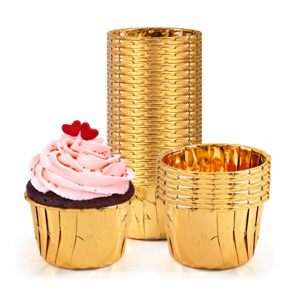 Wilton muffinkapszli 50 db - Arany