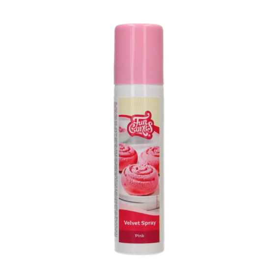 FunCakes Velvet bársony spray 100ml - Rózsaszín