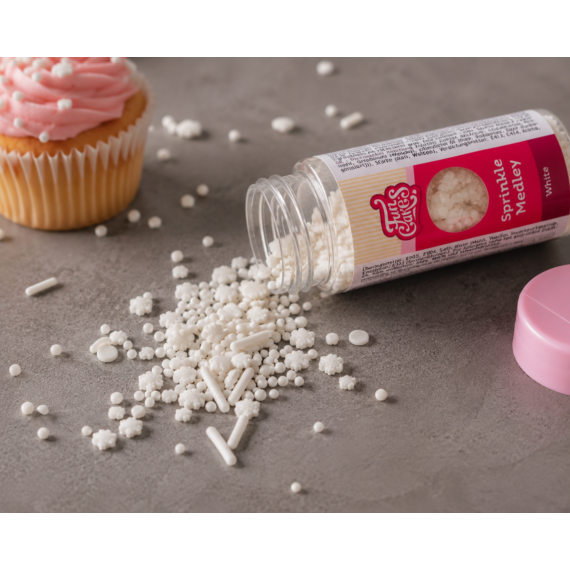 Funcakes szórócukor 65g- Fehér mix