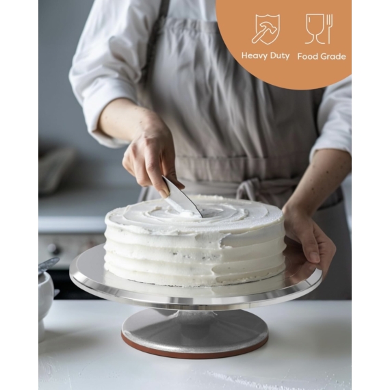 Alumínium forgatható tortaállvány - 30 cm