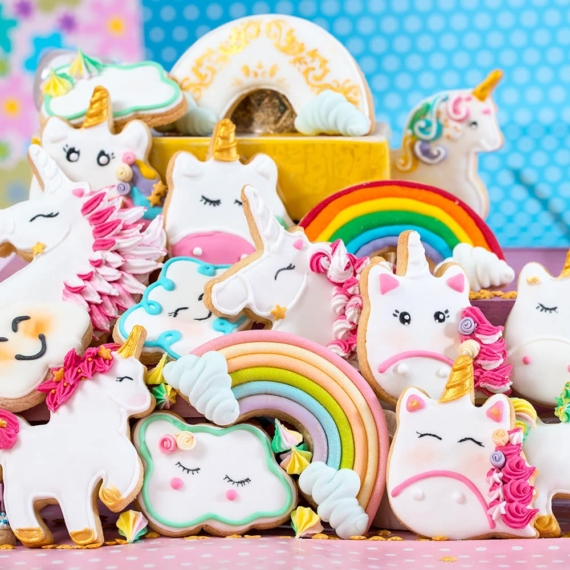Decora Unikornis műanyag kiszúró 2db