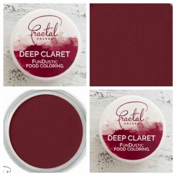Fractal ételszínező por - Deep claret -  Mély bordó