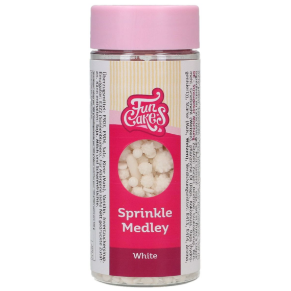 Funcakes szórócukor 65g- Fehér mix