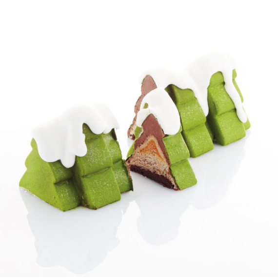 Pavoni szilikon forma - Buche Forest 25x9,7x9,5cm