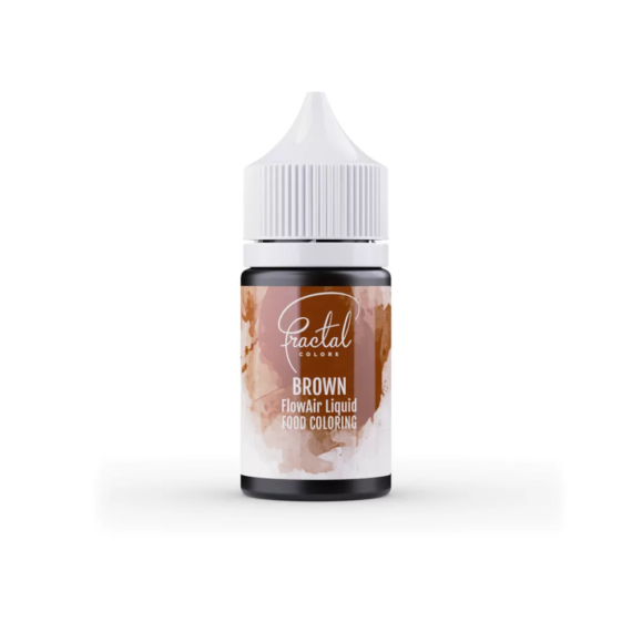 Fractal airbrush ételfesték 30ml - Barna
